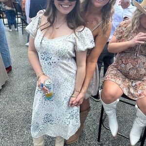 Floral Off-Shoulder Dress